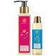 Forest Essentials After Bath Oil & Silkening Shower Wash Combo - Luxurious Bath Experience