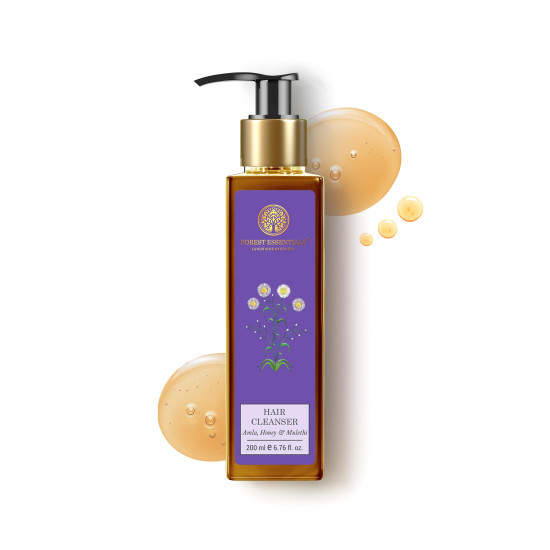 Forest Essentials Ayurvedic Herb Enriched Head Massage Oil & Hair Cleanser Set - Natural Hair Care