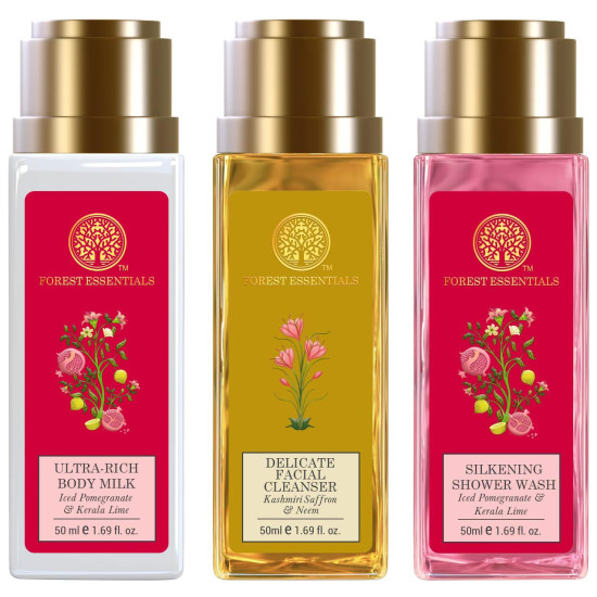Forest Essentials Travel Size Set - Ayurvedic Skincare Essentials