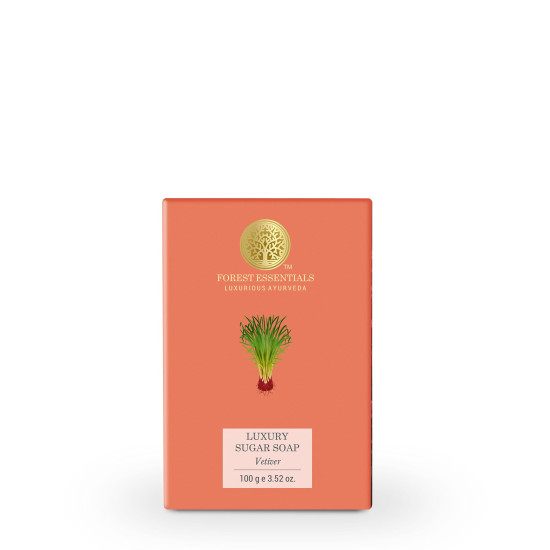 Forest Essentials Luxury Sugar Soap Collection - Oudh, Bitter Orange & Vetiver