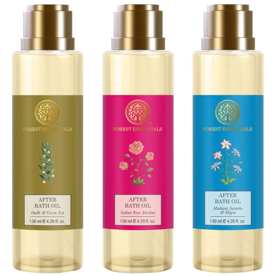 Forest Essentials After Bath Oil Collection - Luxurious Natural Skincare