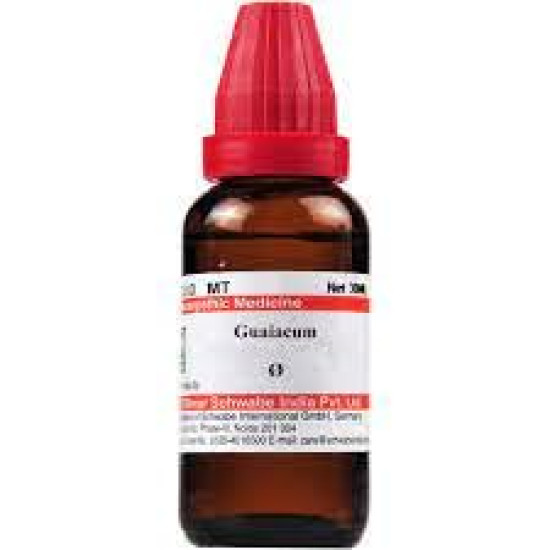 Dr Willmar Schwabe India Guaiacum Mother Tincture Q - Homeopathic Remedy