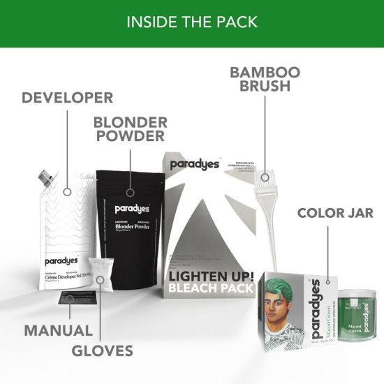 Paradyes Semi-permanent Mayeri Green Hair Colour - Vegan & Cruelty-Free Paradyes Semi-permanent Mayeri Green Hair Colour - Vegan & Cruelty-Free