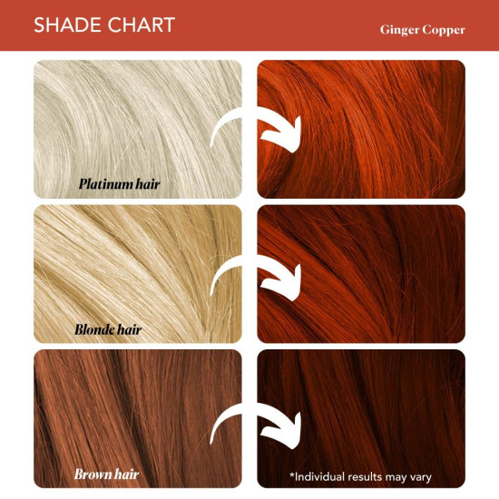 Paradyes Semi-permanent Ginger Copper Hair Colour - Vegan & Cruelty-Free