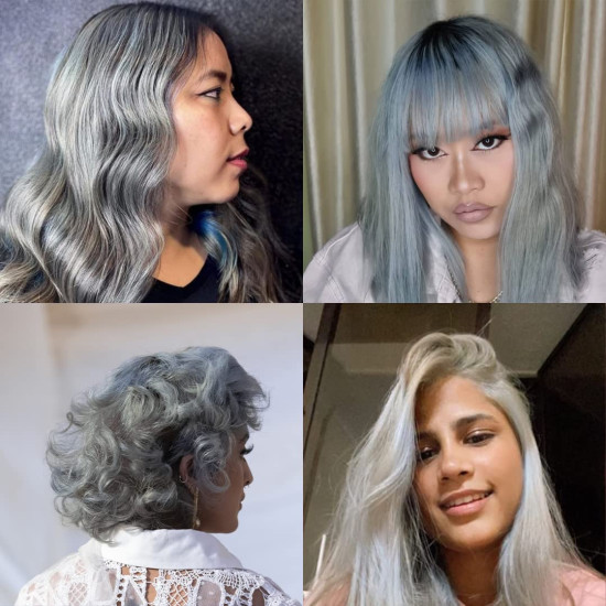 Paradyes Semi-permanent Moonstone Grey Hair Colour - Vegan & Cruelty-Free