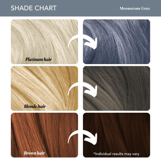 Paradyes Semi-permanent Moonstone Grey Hair Colour - Vegan & Cruelty-Free