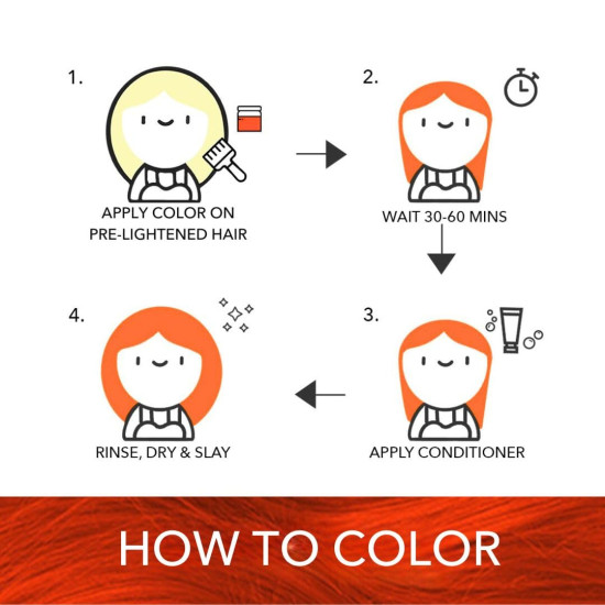 Paradyes Semi-permanent Raggiana Orange Hair Colour - Vibrant & Vegan Paradyes Semi-permanent Raggiana Orange Hair Colour - Vibrant & Vegan