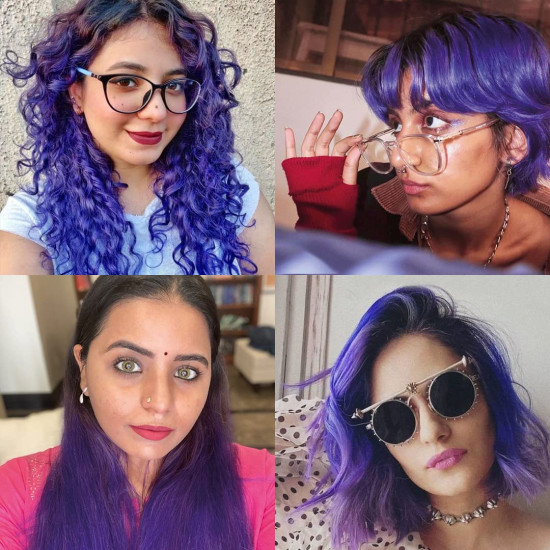 Paradyes Semi-permanent Crinkle Violet Hair Colour - Vibrant & Vegan