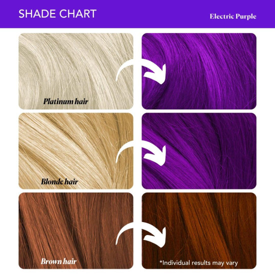 Paradyes Electric Purple Hair Colour - Semi-permanent & Vegan Paradyes Electric Purple Hair Colour - Semi-permanent & Vegan