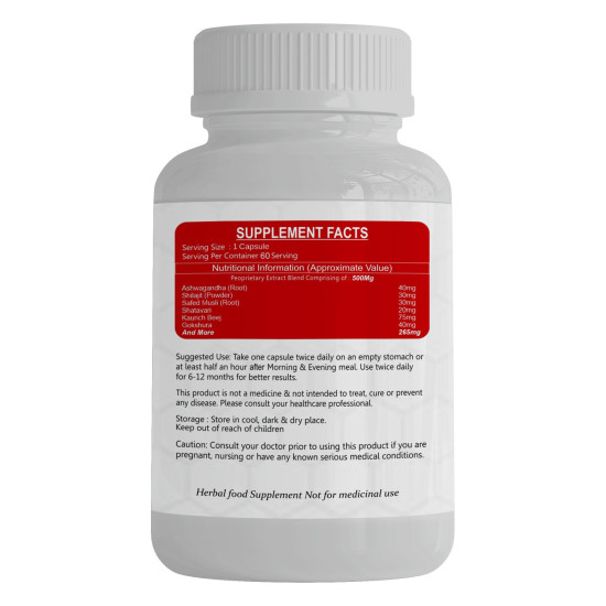 Herbstar Kamraj Capsules - Daily Vitamins & Energy Booster