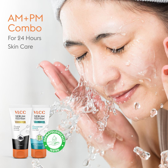 VLCC Vitamin C & Charcoal Serum Facewash - Oil Control & Brightening VLCC Vitamin C & Charcoal Serum Facewash - Oil Control & Brightening