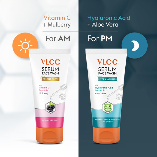 VLCC Vitamin C & Mulberry Serum Facewash - Brighten & Strengthen