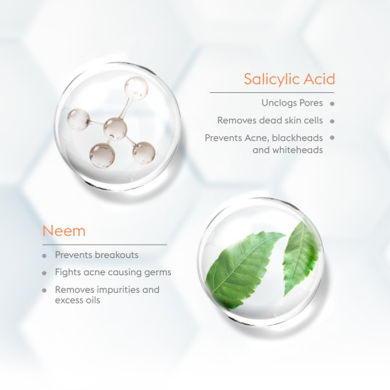 VLCC Serum Facewash - 100ml | Salicylic Acid & Neem for Acne Prevention