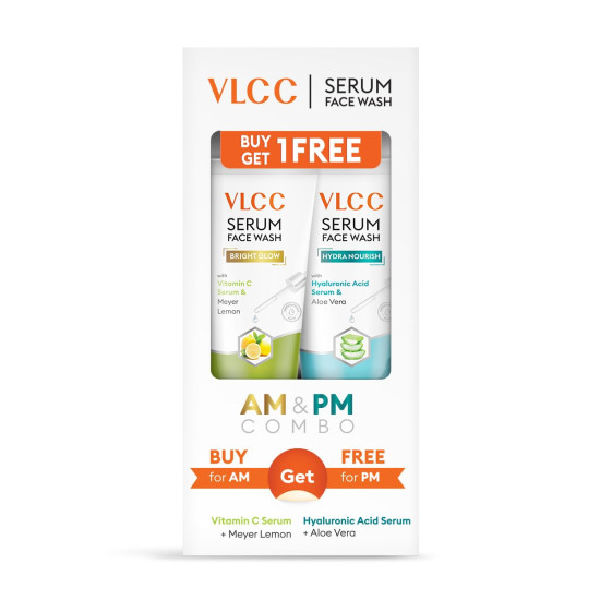 VLCC Vitamin C & Meyer Lemon Serum Facewash - Brighten & Strengthen Skin