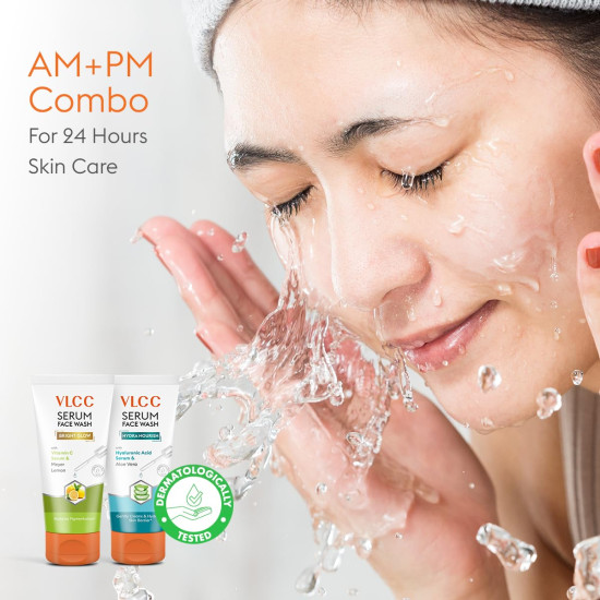 VLCC Vitamin C & Meyer Lemon Serum Facewash - Brighten & Strengthen Skin