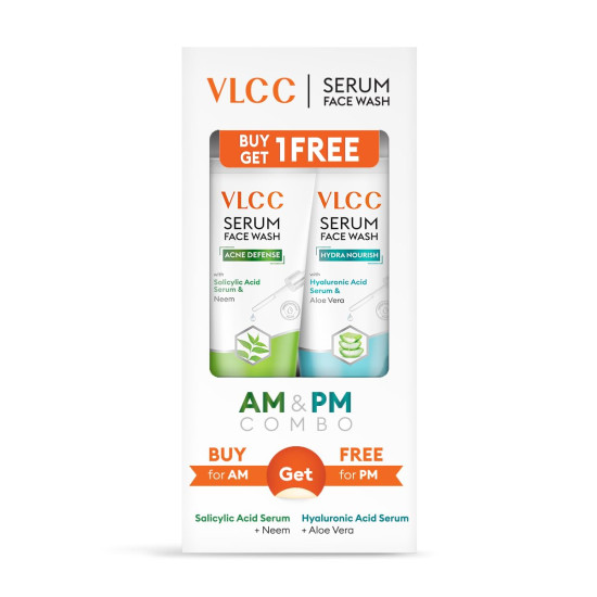 VLCC Salicylic Acid & Neem Serum Facewash - Acne Prevention & Hydration