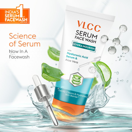 VLCC Serum Facewash - Hydrating & Nourishing Cleanser
