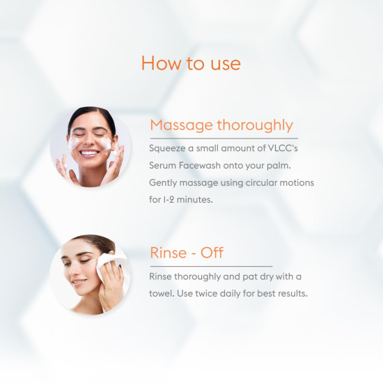 VLCC Serum Facewash - Hydrating & Nourishing Cleanser