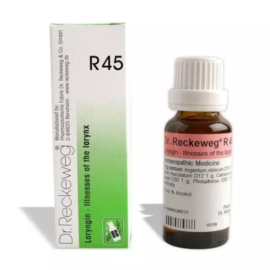Dr Reckeweg R45 Pack of 2 (2x22ml) - Homoeo Medicine