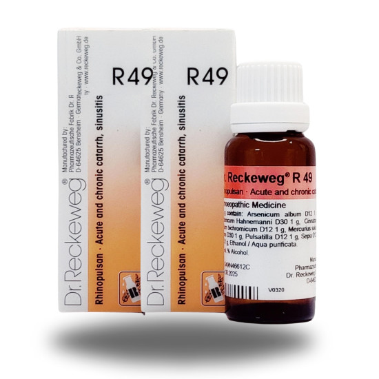 Dr Reckeweg R49 Sinus Drop - Pack of 2 for Sinus Relief