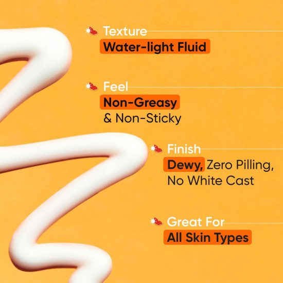 Dot & Key Vitamin C + E Super Bright Sunscreen SPF 50 - Water-Light Protection for Glowing Skin