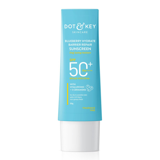 DOT & KEY Blueberry Hydrate Barrier Repair Sunscreen SPF 50+ - Broad Spectrum Protection