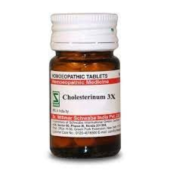 Dr Willmar Schwabe India Cholesterinum Tablet 3X-20GM - Liver Support Supplement