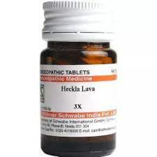 Dr. Willmar Schwabe India Hekla Lava Tablet 3X-20GM - Homeopathic Bone Health Remedy