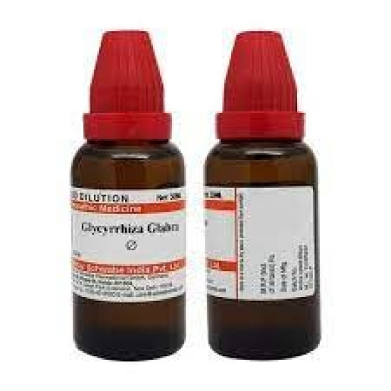 Dr Willmar Schwabe India Glycyrrhiza Glabra Q 30ML (Pack of 2) - Natural Constipation Relief