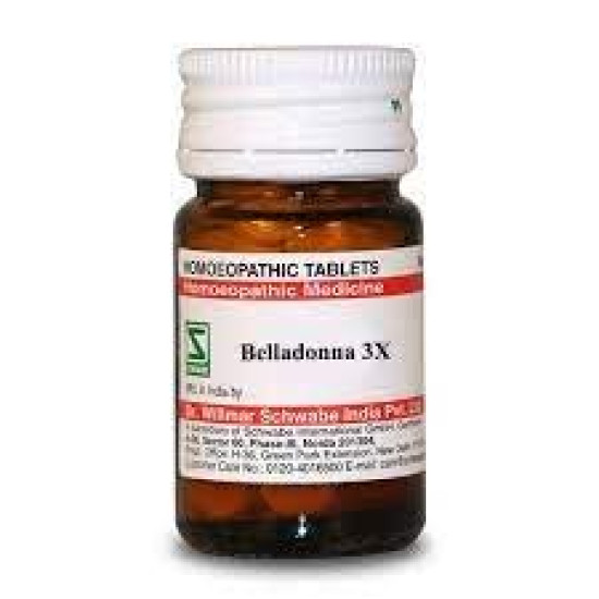 Dr Willmar Schwabe India Belladonna Tablet -20GM - Pain Relief & Gastrointestinal Support