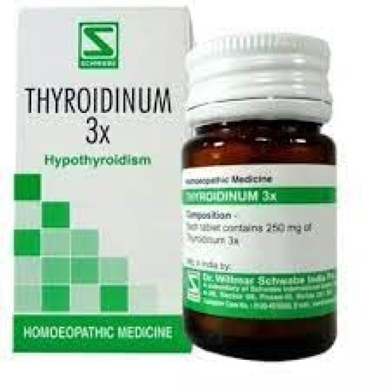 Dr Willmar Schwabe India Thyroidinum Tablet 3X-20GM - Supports Digestive Health