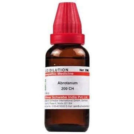 Dr Willmar Schwabe India Abrotanum 200 CH, 30ML - Relieves Alternating Head Pain