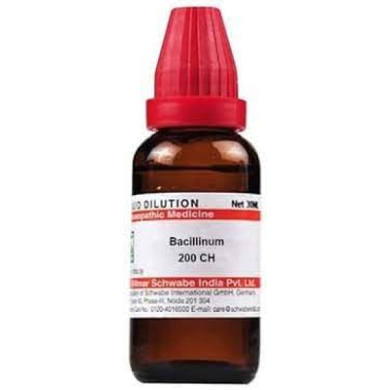 Dr Willmar Schwabe India Bacillinum 200 CH - Effective for Stomach Disorders