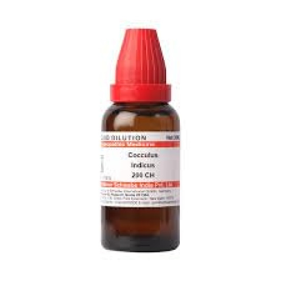 Dr Willmar Schwabe India Cocculus Indicus 200 CH, 30ML (Pack of 2) - Vertigo & Headache Relief