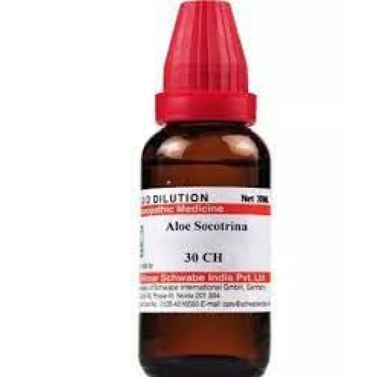 Dr Willmar Schwabe India Aloe Socotrina 30 CH - Homeopathic Remedy