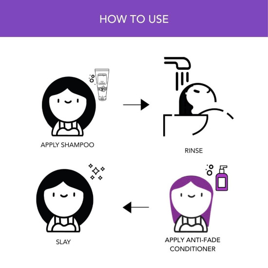 Paradyes Anti Fade Purple Conditioner - Long-lasting Color Protection