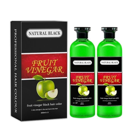 FRUIT VINEGAR Ammonia Free 10 Minutes Hair Color Gel - Quick & Safe Coloring