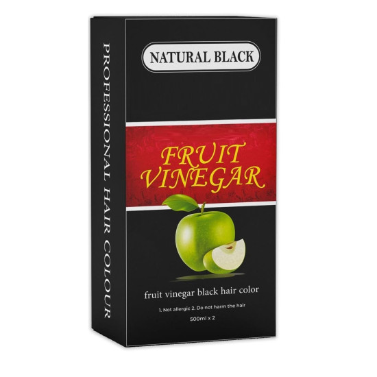 FRUIT VINEGAR Ammonia Free 10 Minutes Hair Color Gel - Quick & Safe Coloring