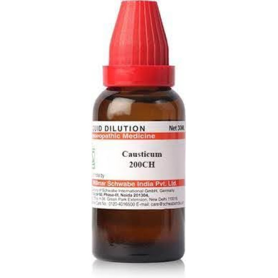 Dr. Willmar Schwabe India Causticum 200 CH, 30ML (Pack of 2) - Homeopathic Remedy