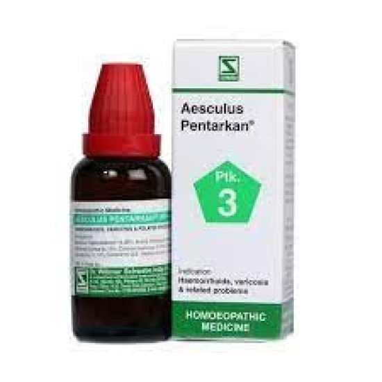 Dr. Willmar Schwabe India Aesculus Pentarkan - Homeopathic Remedy 20 GM