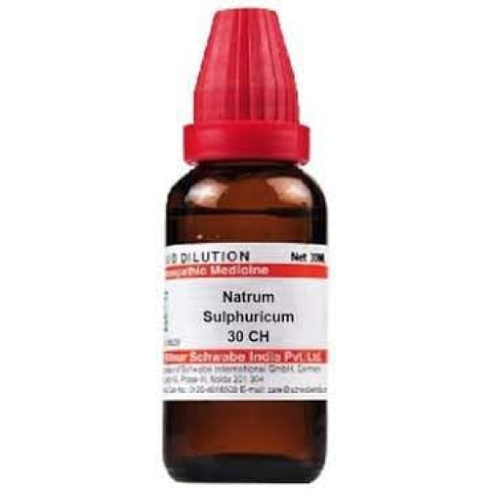 Dr. Willmar Schwabe India Natrum Sulphuricum 30 CH - Homeopathic Remedy