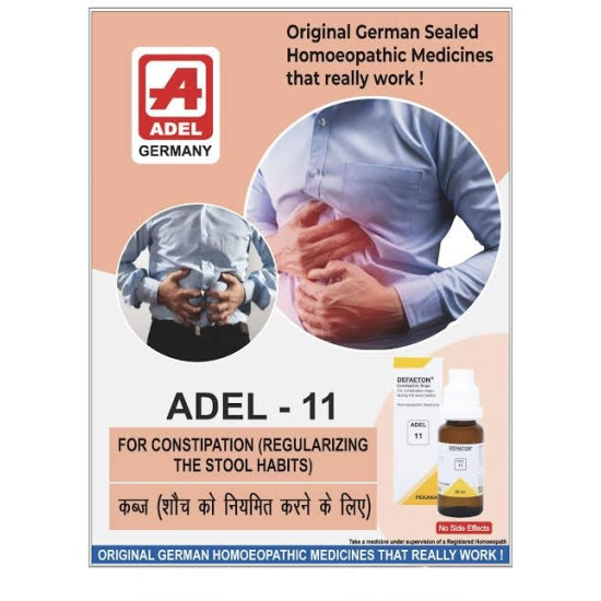 ADEL No. 11 (DEFAETON) Constipation Drops - Natural Constipation Relief