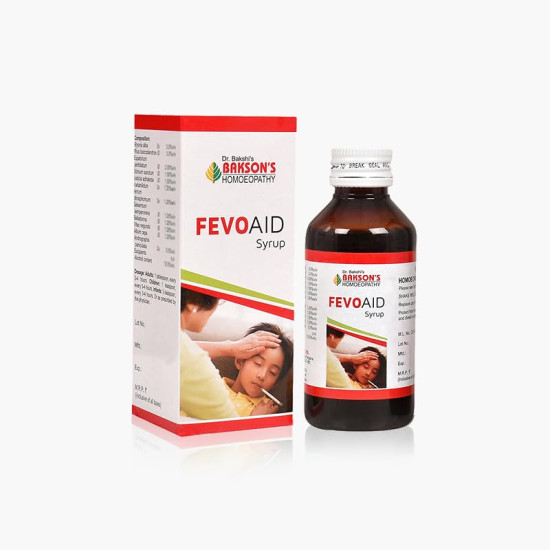 Dr. Bakshi's BAKSON'S HOMOEOPATHY FEVO AID (SUGAR FREE) - Natural Fever Relief