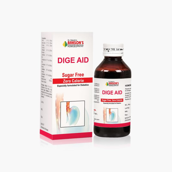 Dr. Bakshi's BAKSON'S HOMOEOPATHY DIGE AID (SUGAR FREE) - Effective Digestive Relief