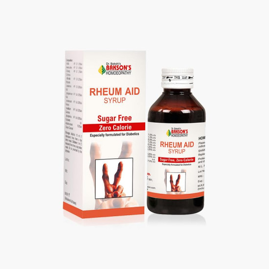 Dr. Bakshi's BAKSON'S HOMOEOPATHY RHEUM AID SYRUP - Sugar Free Joint Relief