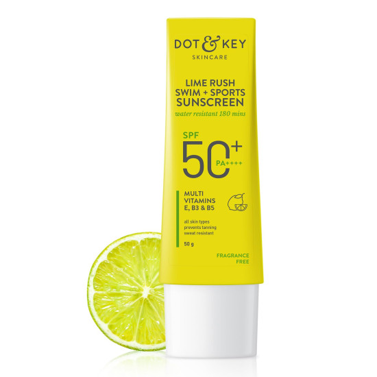 Dot & Key Lime Rush Swim + Sports Sunscreen SPF 50 PA++++ - Water & Sweat Resistant