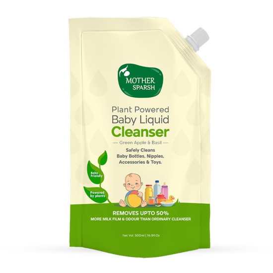 Mother Sparsh Plant Powered Baby Liquid Detergent & Cleanser - Gentle Care Mother Sparsh Plant Powered Baby Liquid Detergent & Cleanser - Gentle Care