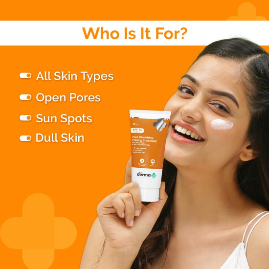 The Derma Co. Pore Minimizing Priming Sunscreen - SPF 50 & PA+++