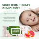 Mother Sparsh Natural Care Baby Wipes 60 Pcs (Pack of 6) - 100% Plant-Based Fabric