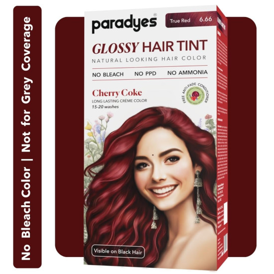 Paradyes No Bleach Cherry Coke Glossy Hair Tint - Ammonia-Free Formula Paradyes No Bleach Cherry Coke Glossy Hair Tint - Ammonia-Free Formula